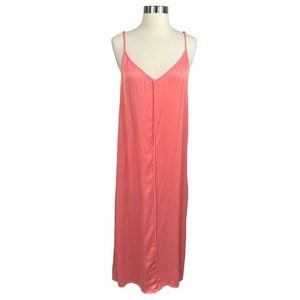 Apiece Apart Josefina Slip Dress Coral Pink